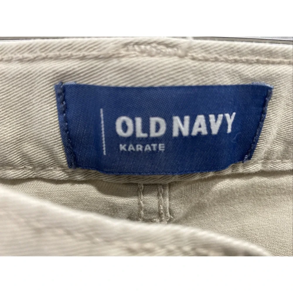Old Navy Khaki Uniform Zip Fly Button Pants Boys Size 14
